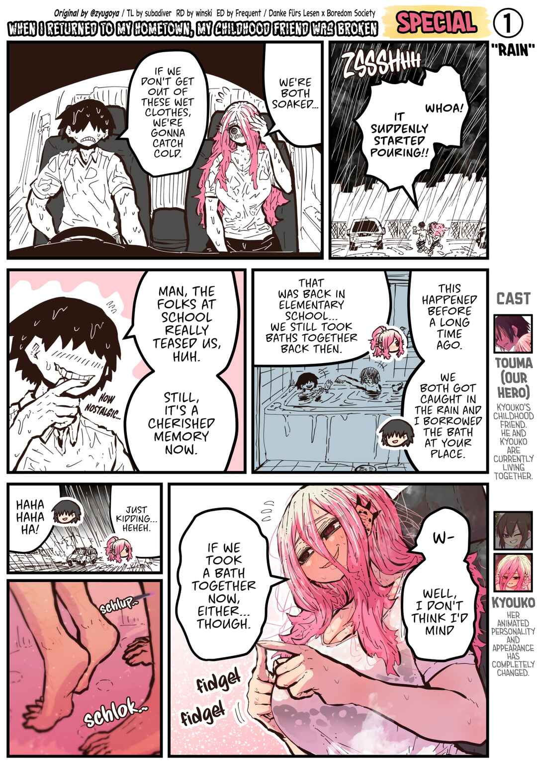 Page 2 Chapter 50.1 Jimoto ni Kaettekitara Osananajimi ga Kowareteta