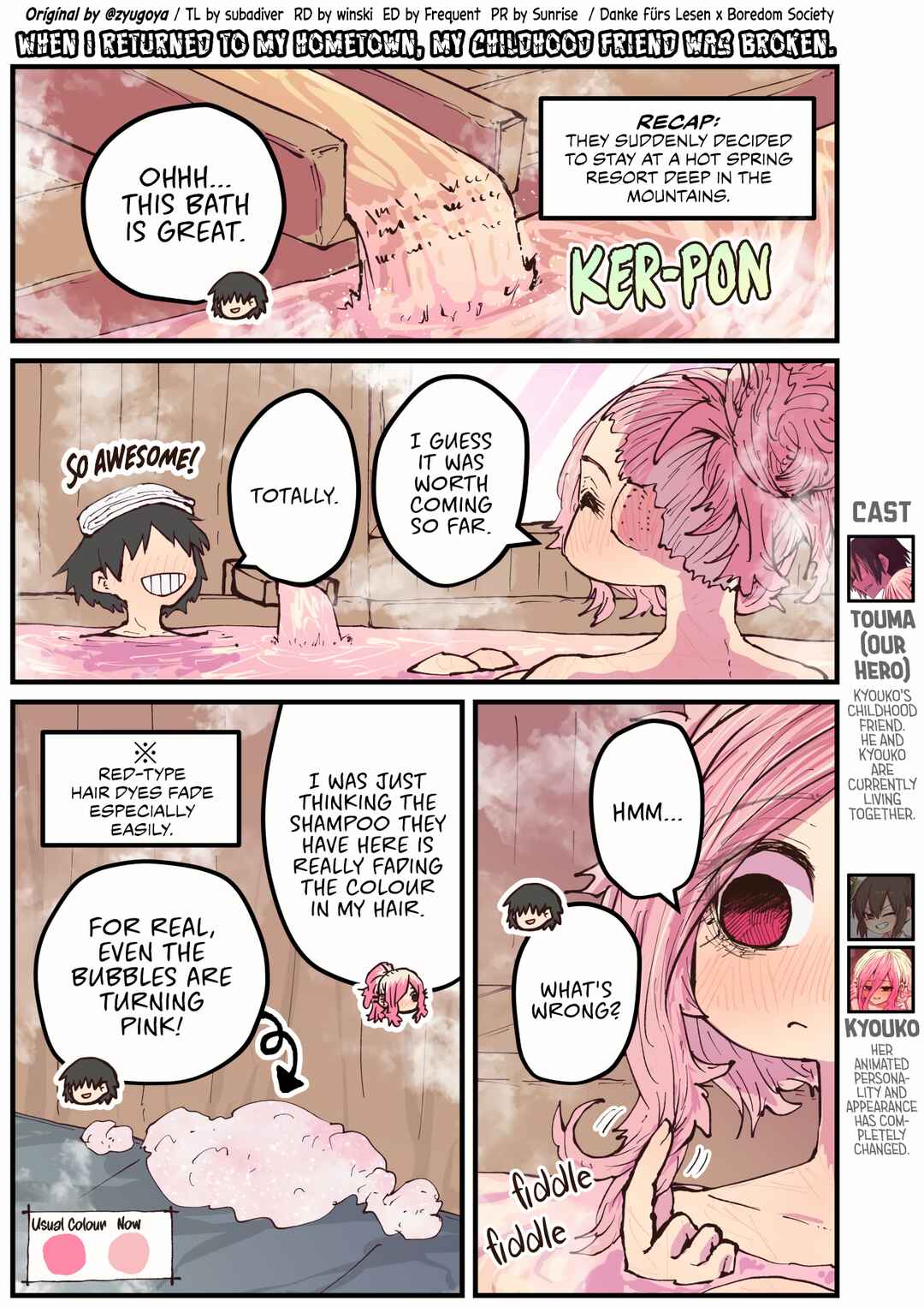 Page 1 Chapter 37 Jimoto ni Kaettekitara Osananajimi ga Kowareteta