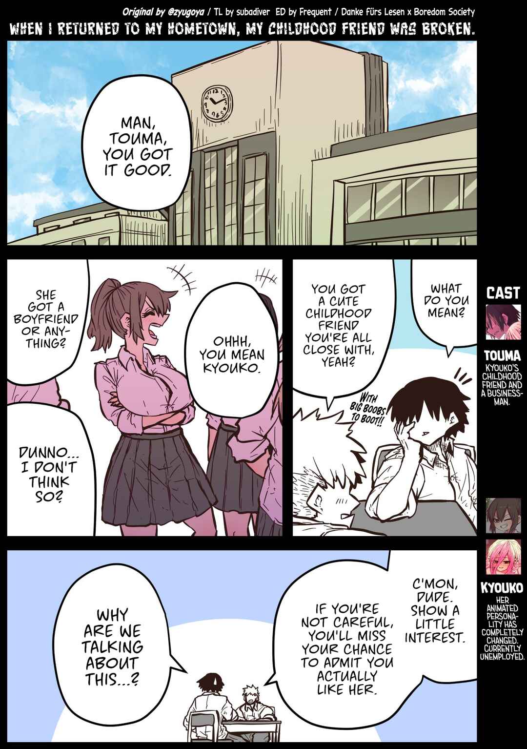 Page 1 Chapter 22 Jimoto ni Kaettekitara Osananajimi ga Kowareteta