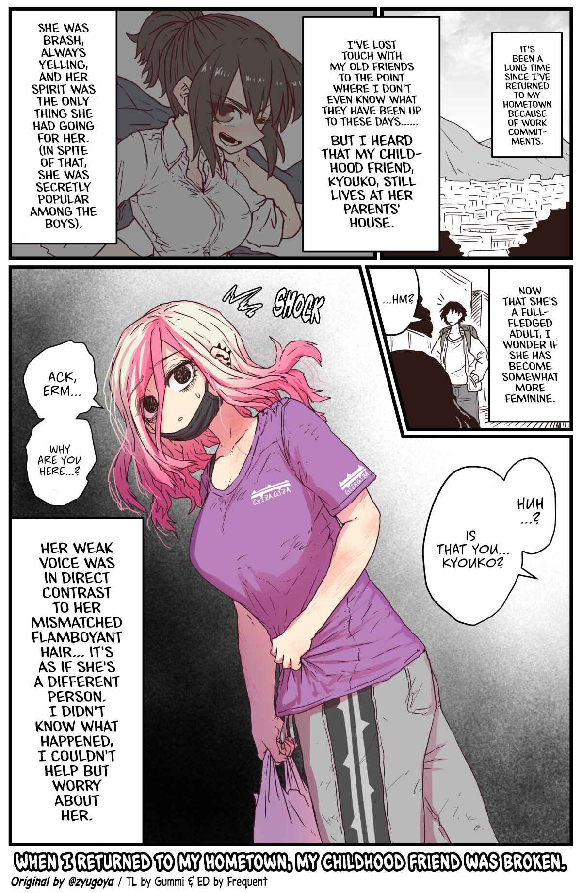 Page 1 Chapter 1 Jimoto ni Kaettekitara Osananajimi ga Kowareteta