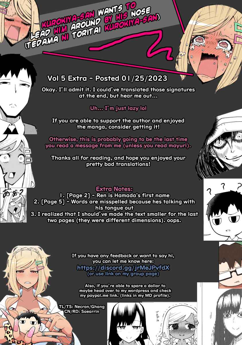Page 9 Chapter 38.5 Tedama ni Toritai Kurokiya-san