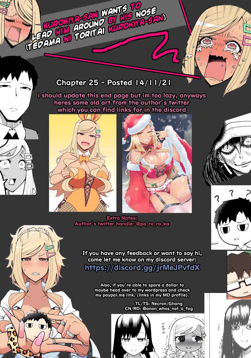 Page 19 Chapter 25 Tedama ni Toritai Kurokiya-san