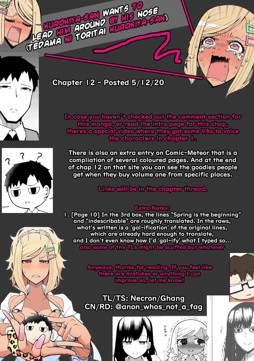 Page 22 Chapter 12 Tedama ni Toritai Kurokiya-san