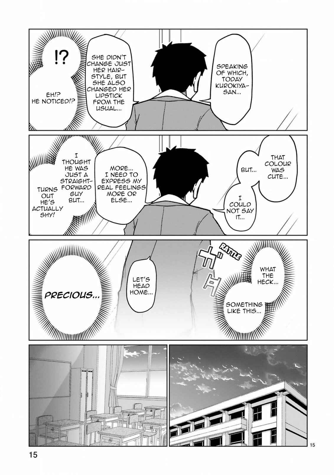 Page 15 Chapter 6 Tedama ni Toritai Kurokiya-san