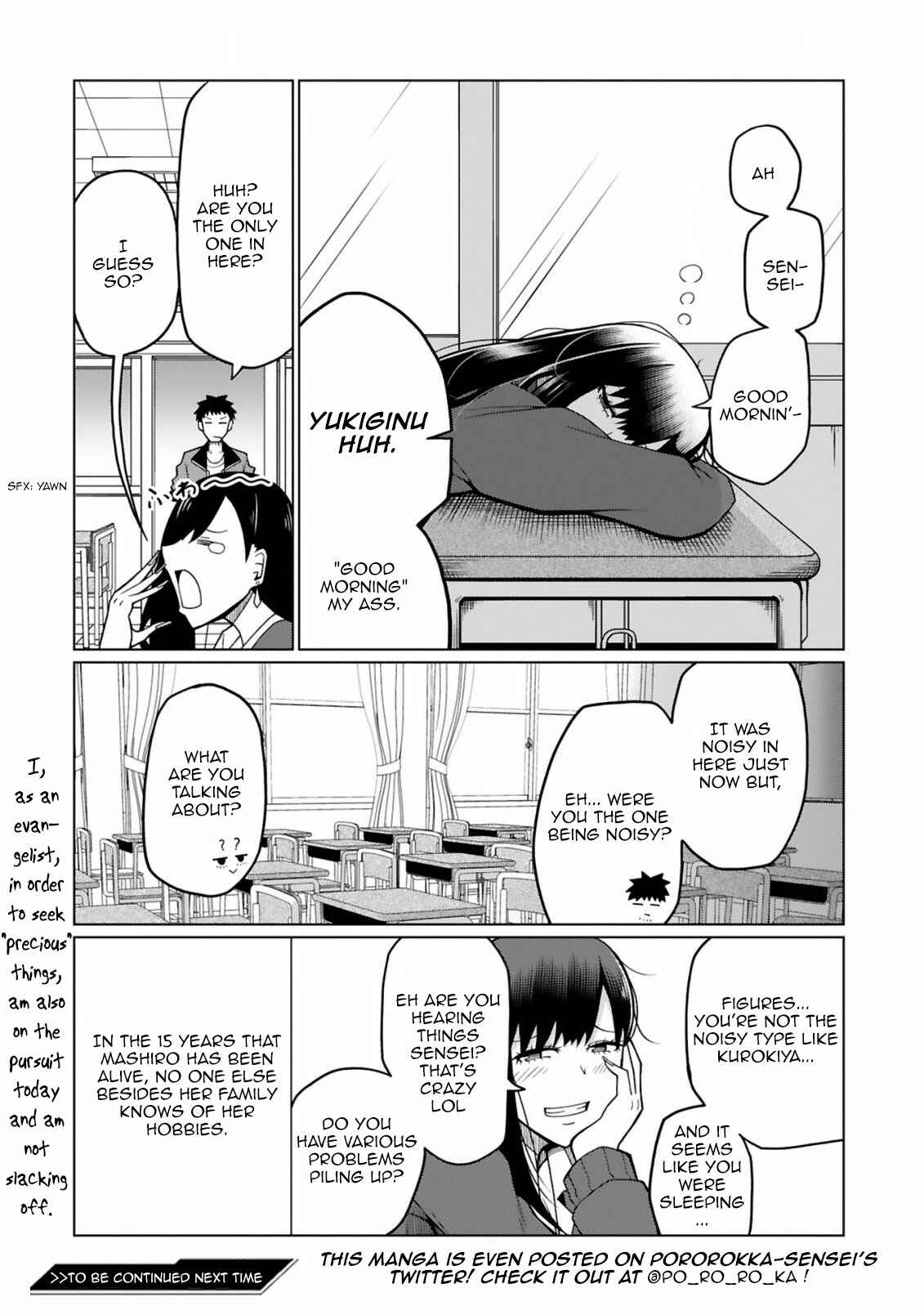 Page 18 Chapter 6 Tedama ni Toritai Kurokiya-san