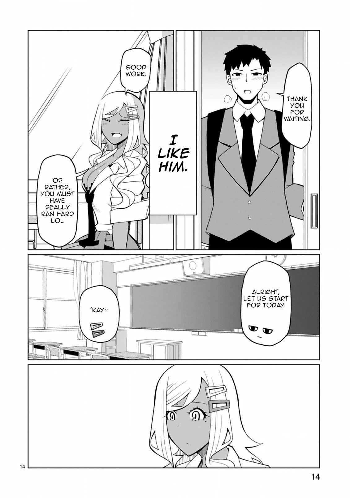Page 14 Chapter 8 Tedama ni Toritai Kurokiya-san