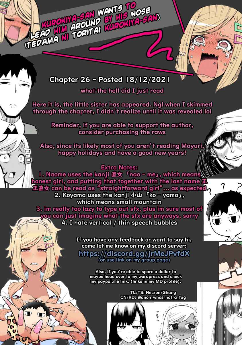 Page 21 Chapter 26 Tedama ni Toritai Kurokiya-san