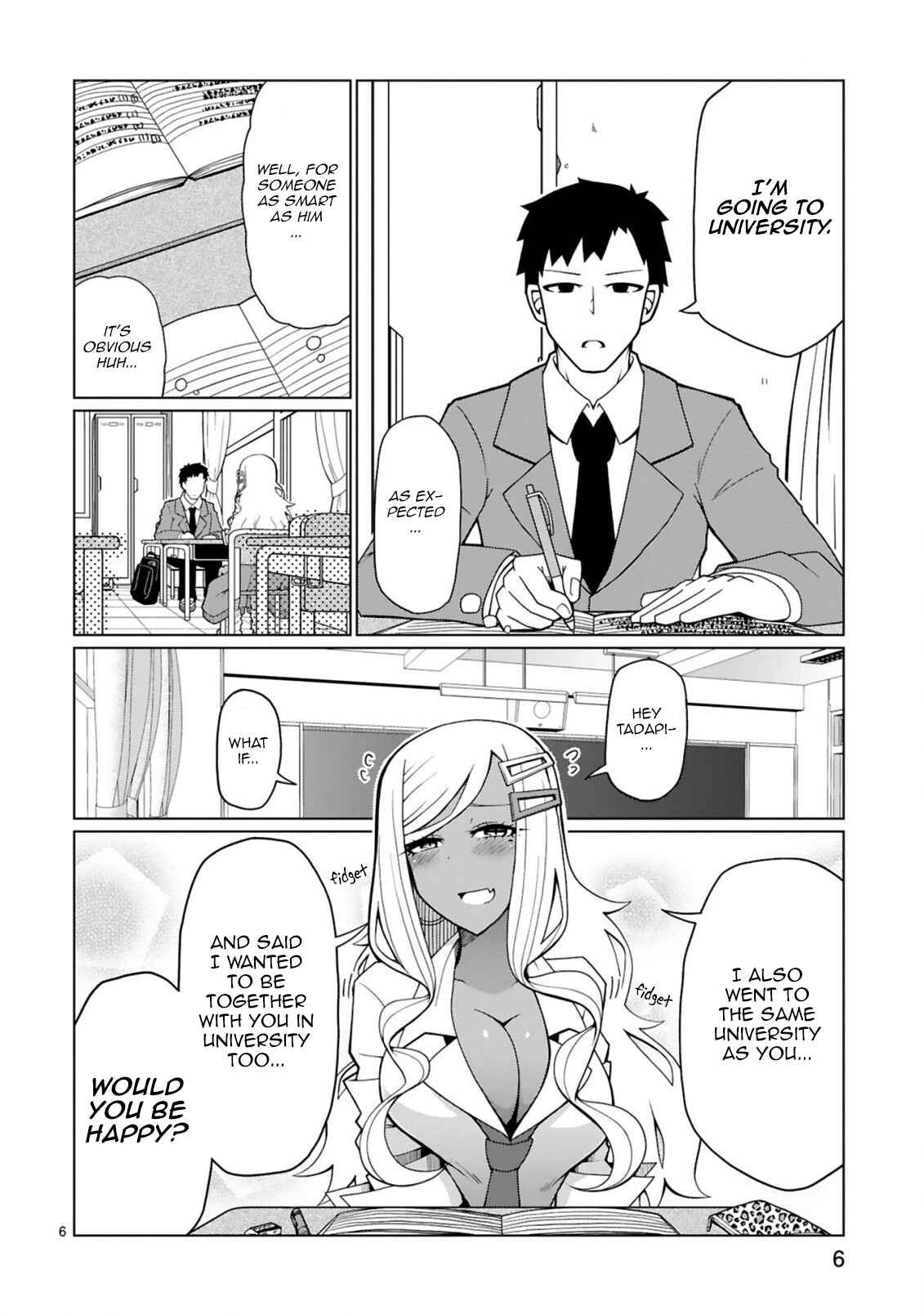 Page 6 Chapter 4 Tedama ni Toritai Kurokiya-san
