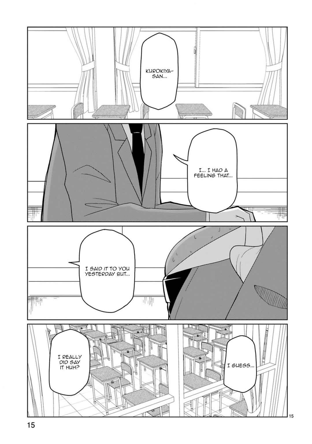 Page 15 Chapter 36 Tedama ni Toritai Kurokiya-san