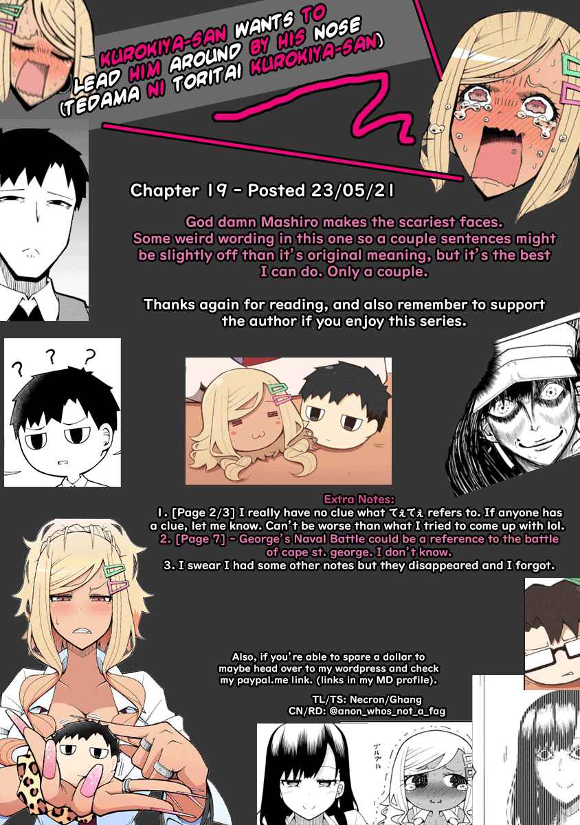 Page 21 Chapter 19 Tedama ni Toritai Kurokiya-san