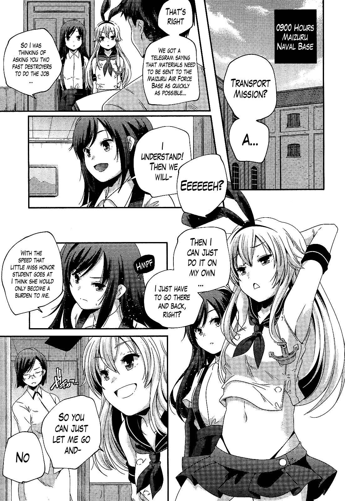 Page 3 Chapter 2 Kantai Collection -KanColle- Shimakaze Tsumujikaze no Shoujo