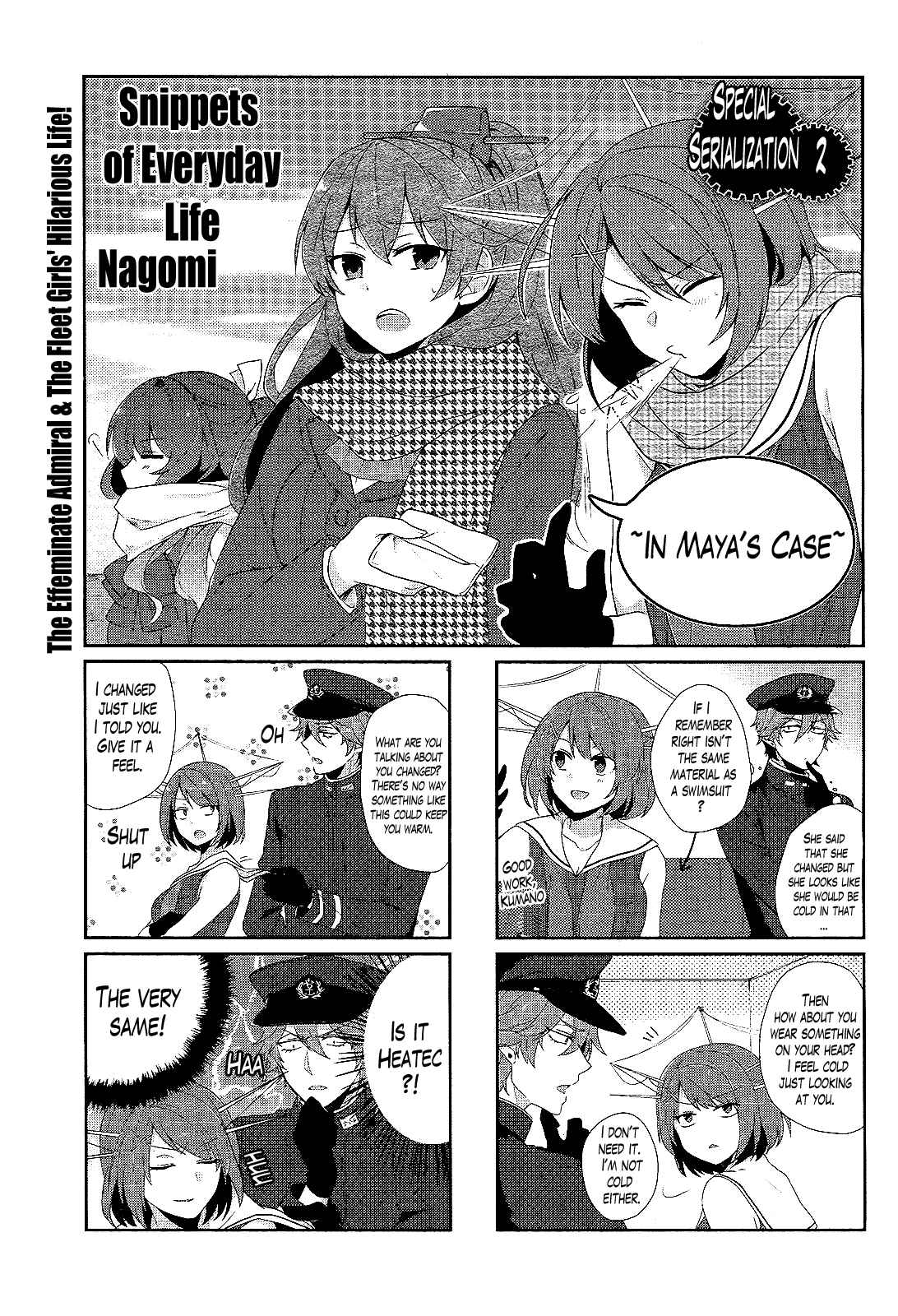 Page 1 Chapter 13.8 Kantai Collection -KanColle- Shimakaze Tsumujikaze no Shoujo