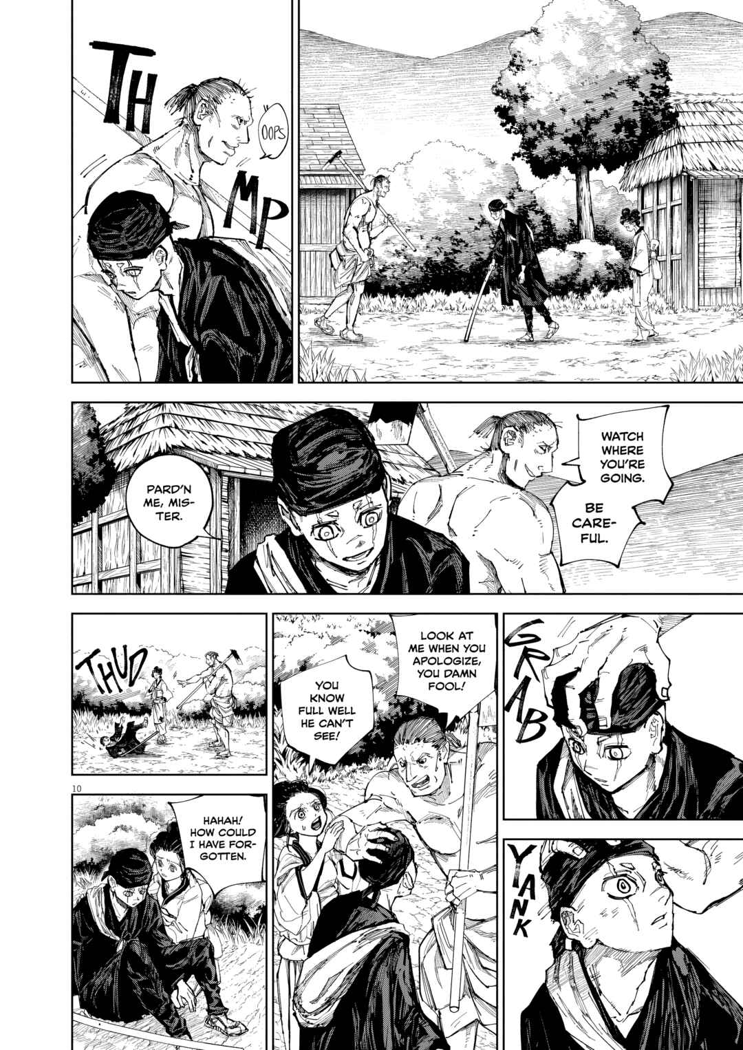 Page 10 Chapter 0 The Tale of Zatoichi NOIR