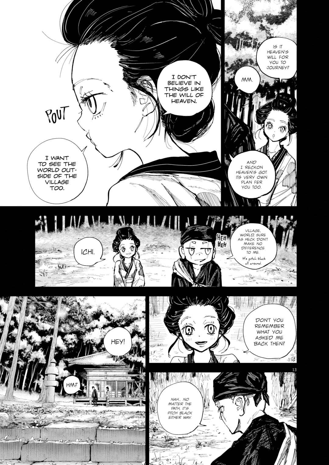 Page 13 Chapter 0 The Tale of Zatoichi NOIR