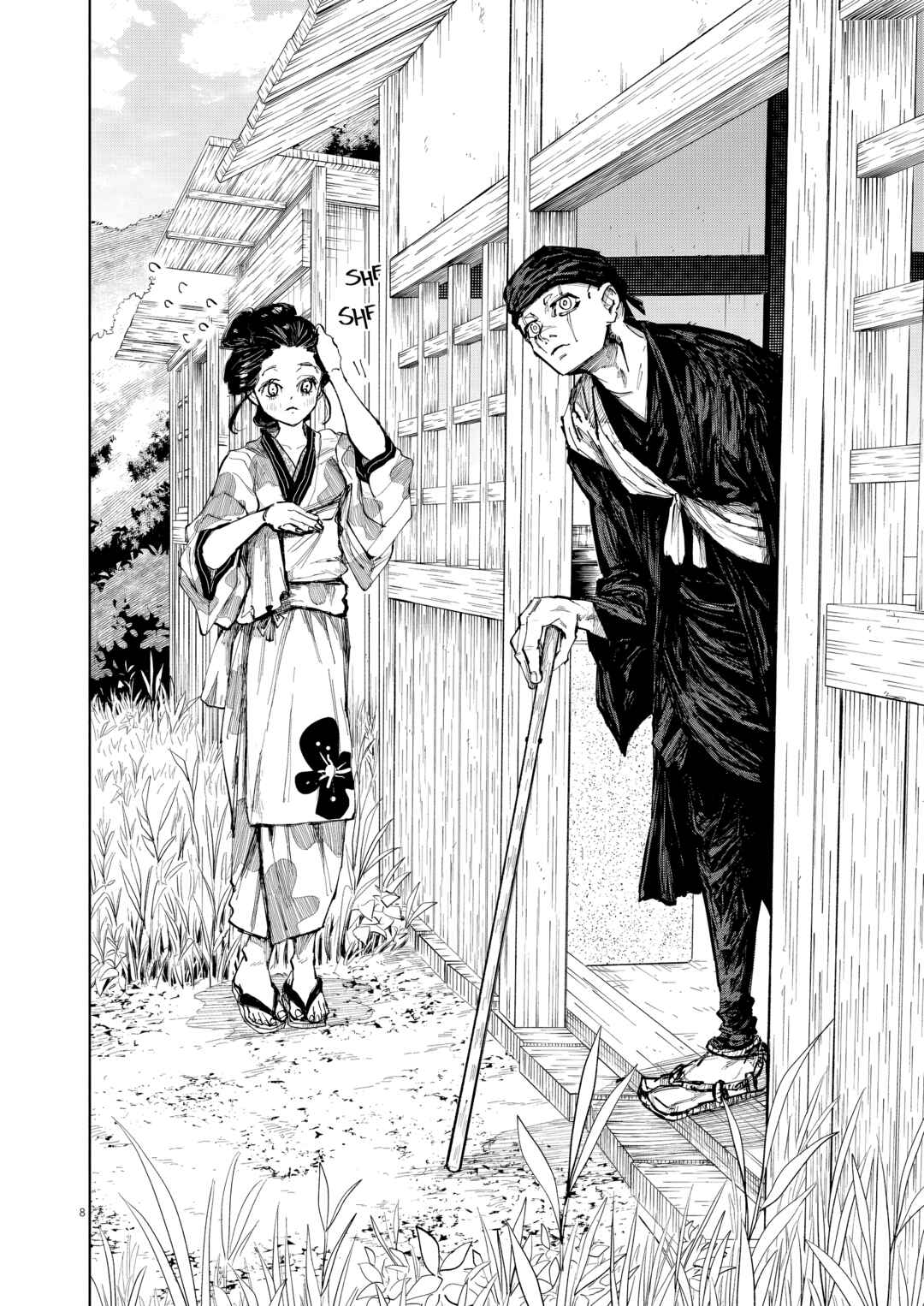Page 8 Chapter 0 The Tale of Zatoichi NOIR
