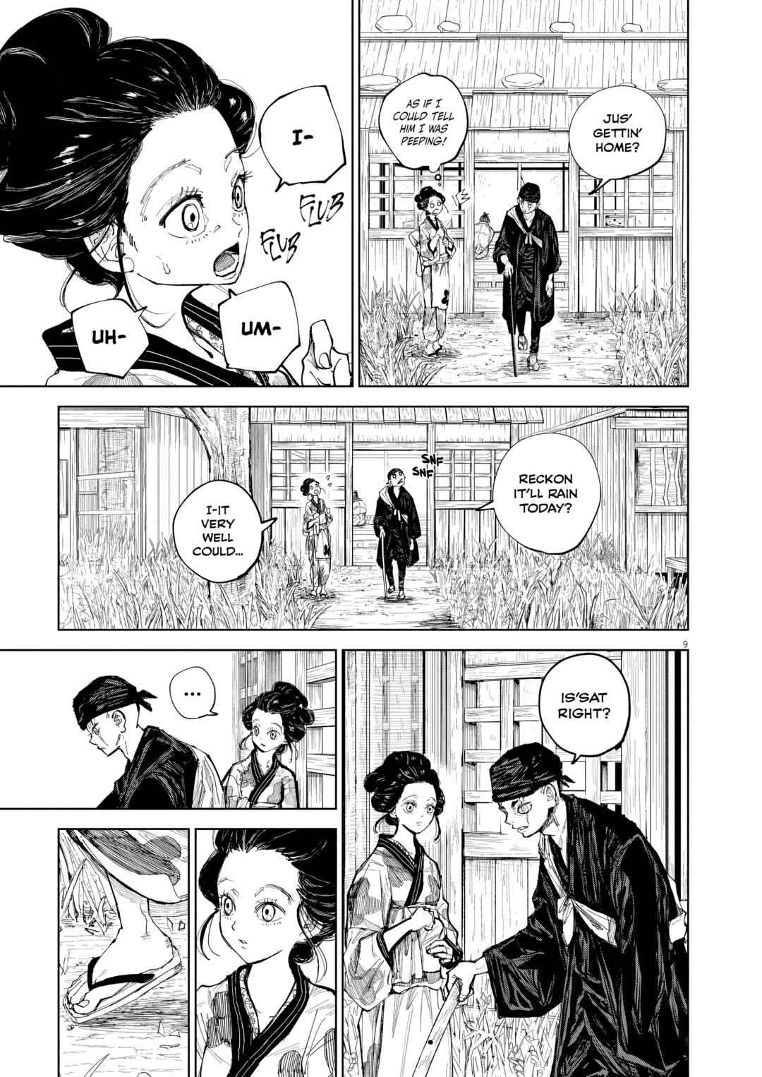 Page 9 Chapter 0 The Tale of Zatoichi NOIR