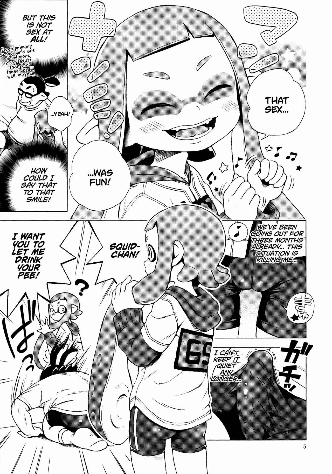 Page 4 Chapter Unknown_be4e Splatoon - Tanoshii Sex (Doujinshi)
