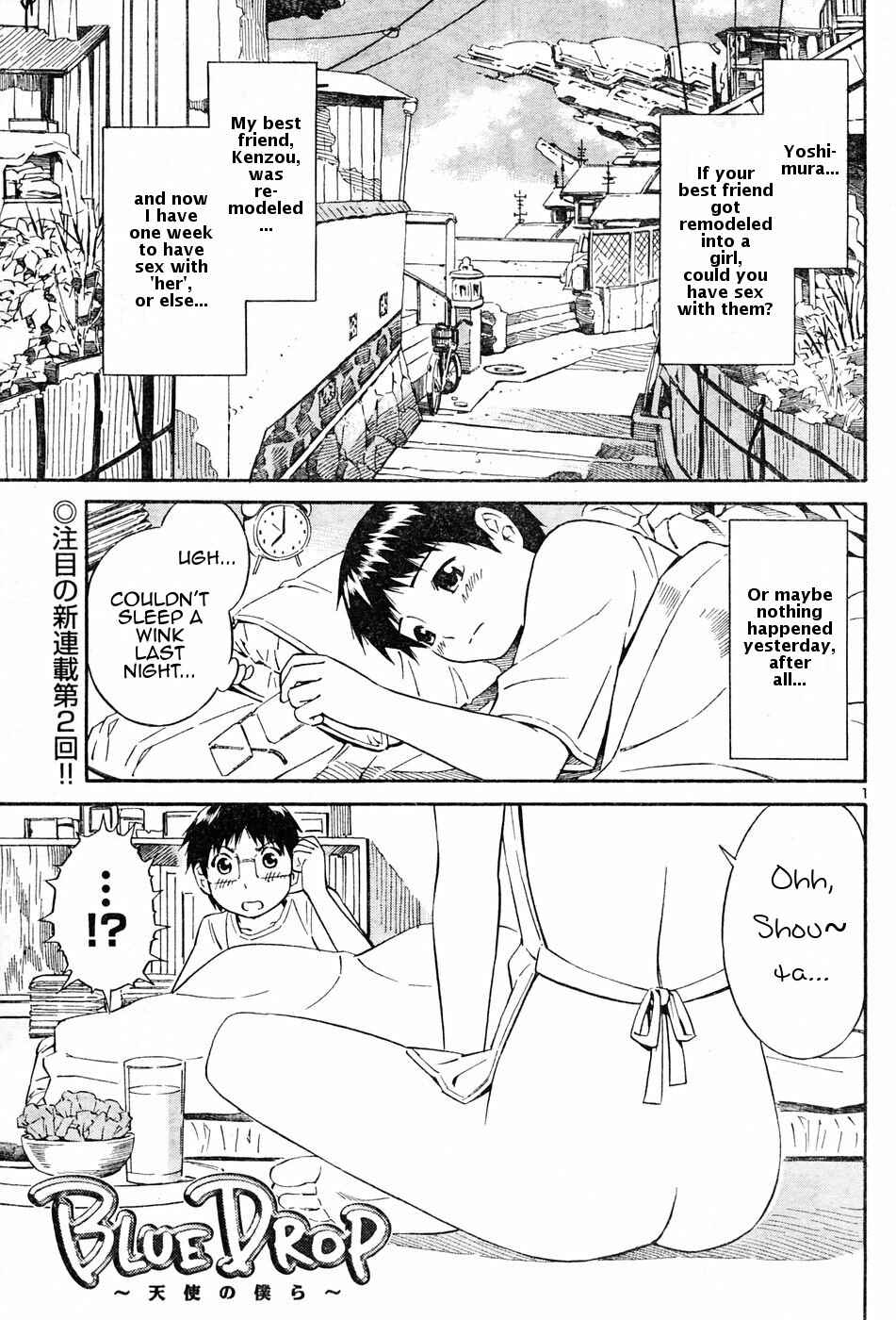 Page 1 Chapter 2 Blue Drop ~Tenshi no Bokura~
