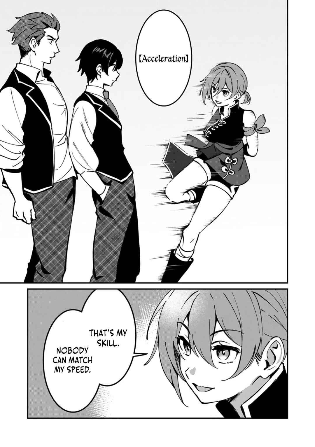 Page 24 Chapter 6 Hazure Skill Nendouryoku (Tadashi Level MAX) de Musou suru ~Te wo Kazasu Dake desu. Eishou to ka Hissatsu Waza to ka Irimasen. Nenjiru Dake de Taosemasu~