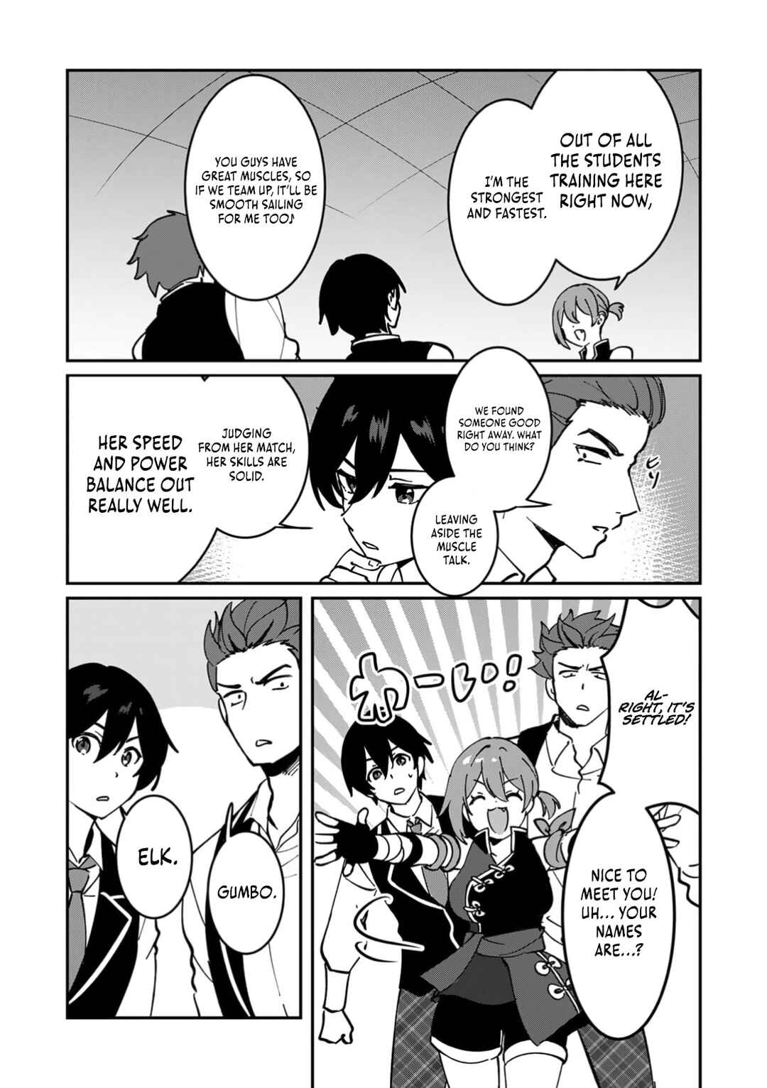 Page 28 Chapter 6 Hazure Skill Nendouryoku (Tadashi Level MAX) de Musou suru ~Te wo Kazasu Dake desu. Eishou to ka Hissatsu Waza to ka Irimasen. Nenjiru Dake de Taosemasu~