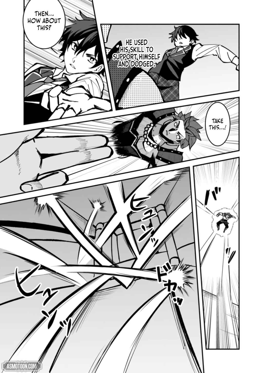 Page 8 Chapter 4 Hazure Skill Nendouryoku (Tadashi Level MAX) de Musou suru ~Te wo Kazasu Dake desu. Eishou to ka Hissatsu Waza to ka Irimasen. Nenjiru Dake de Taosemasu~