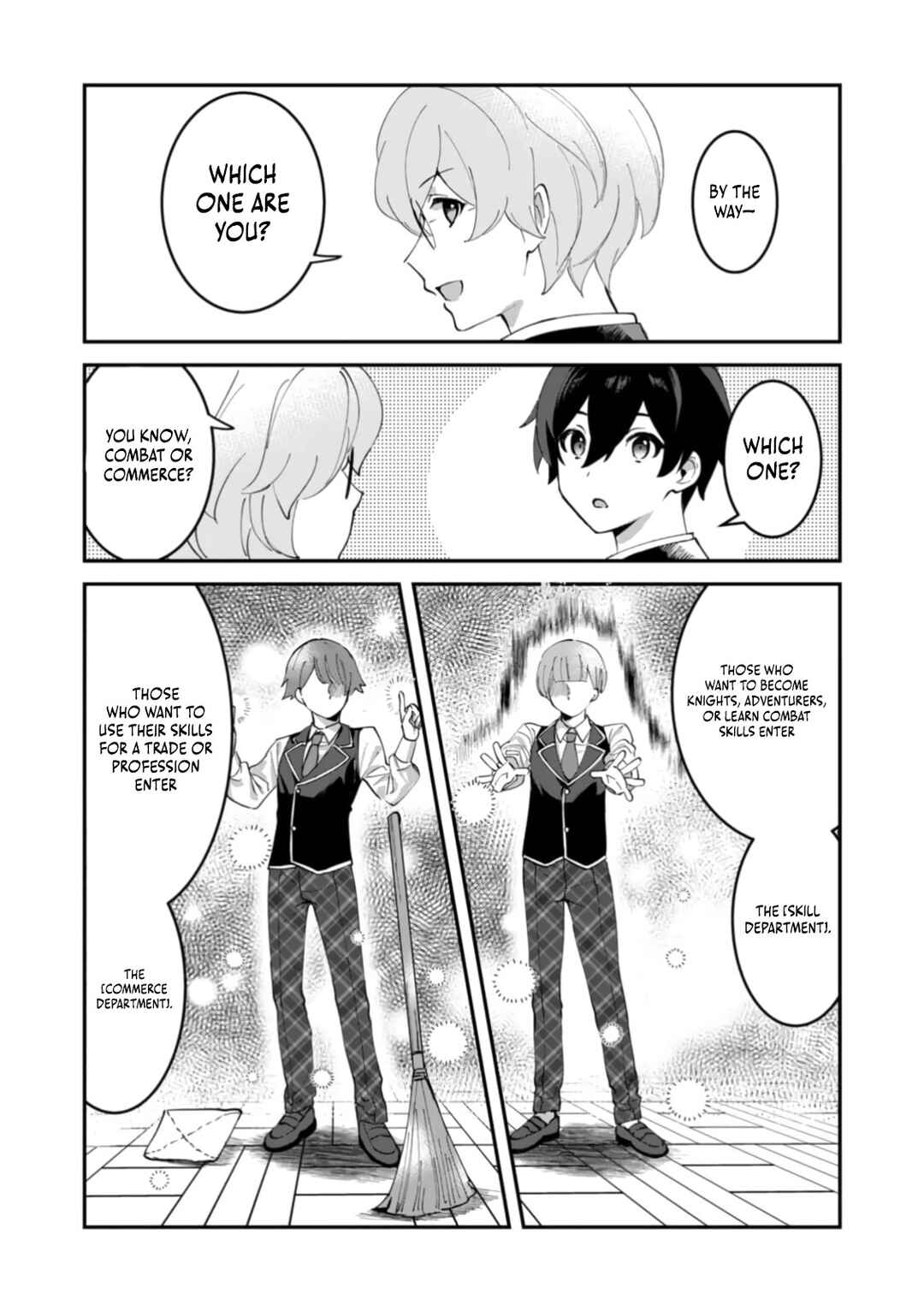 Page 12 Chapter 3 Hazure Skill Nendouryoku (Tadashi Level MAX) de Musou suru ~Te wo Kazasu Dake desu. Eishou to ka Hissatsu Waza to ka Irimasen. Nenjiru Dake de Taosemasu~