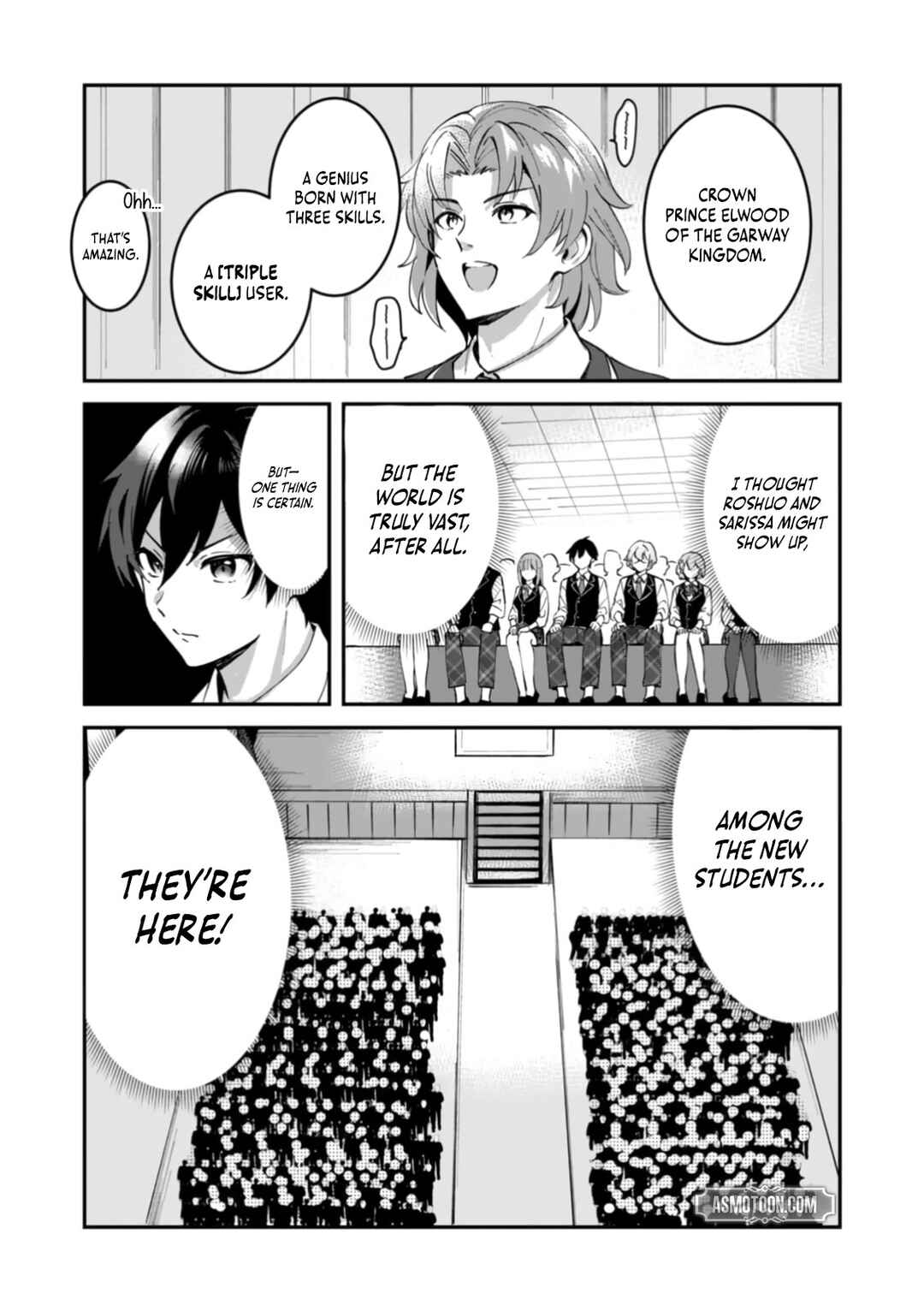 Page 16 Chapter 3 Hazure Skill Nendouryoku (Tadashi Level MAX) de Musou suru ~Te wo Kazasu Dake desu. Eishou to ka Hissatsu Waza to ka Irimasen. Nenjiru Dake de Taosemasu~
