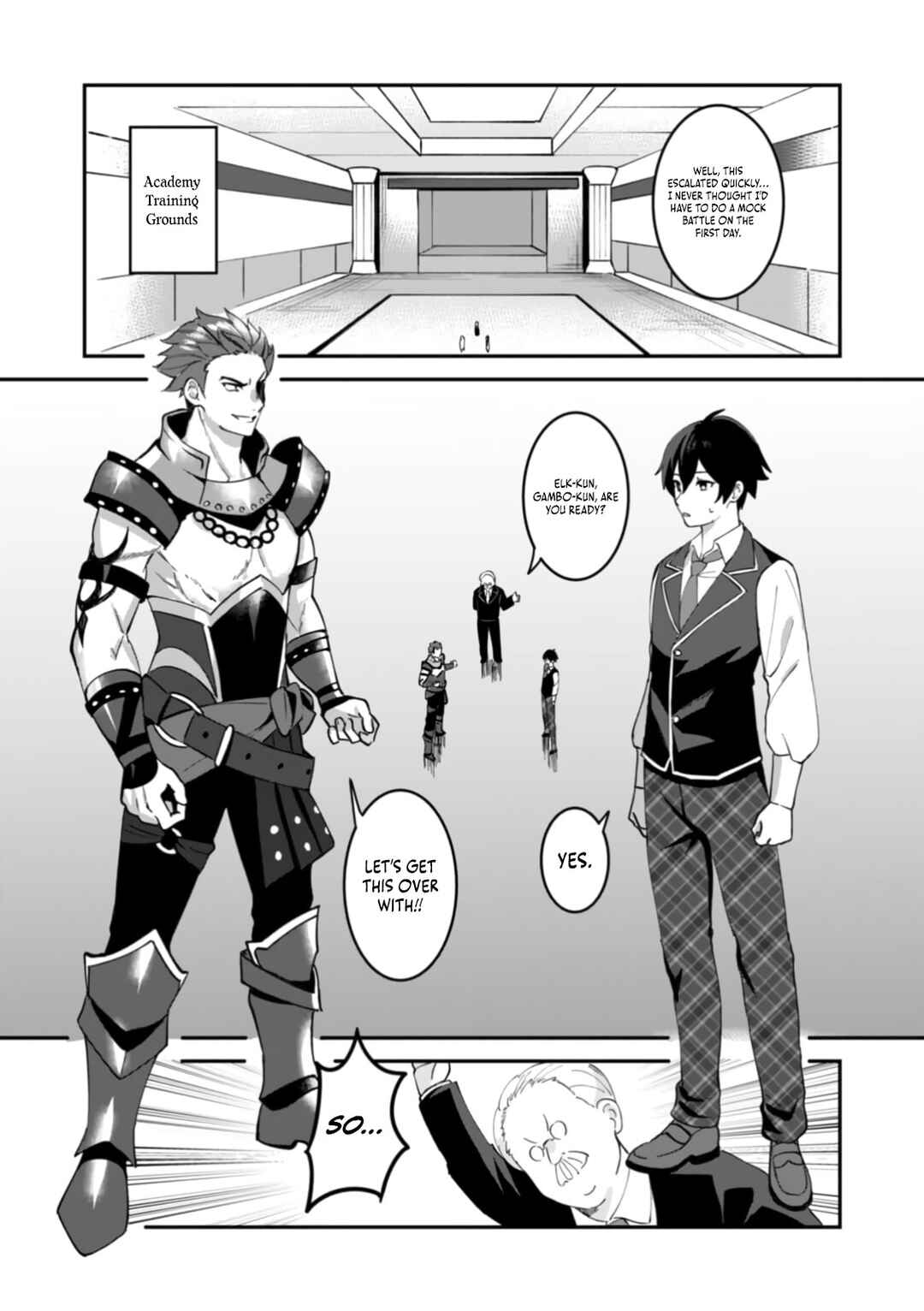 Page 28 Chapter 3 Hazure Skill Nendouryoku (Tadashi Level MAX) de Musou suru ~Te wo Kazasu Dake desu. Eishou to ka Hissatsu Waza to ka Irimasen. Nenjiru Dake de Taosemasu~