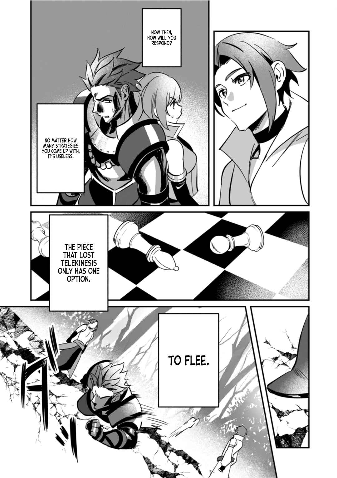 Page 20 Chapter 12 Hazure Skill Nendouryoku (Tadashi Level MAX) de Musou suru ~Te wo Kazasu Dake desu. Eishou to ka Hissatsu Waza to ka Irimasen. Nenjiru Dake de Taosemasu~