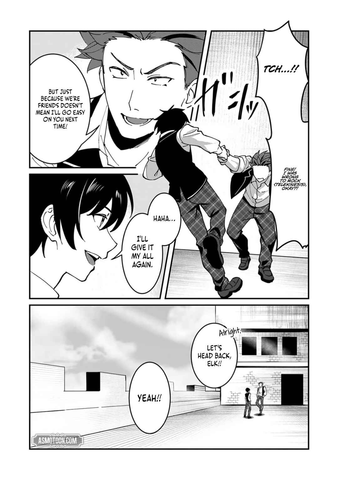 Page 24 Chapter 5 Hazure Skill Nendouryoku (Tadashi Level MAX) de Musou suru ~Te wo Kazasu Dake desu. Eishou to ka Hissatsu Waza to ka Irimasen. Nenjiru Dake de Taosemasu~