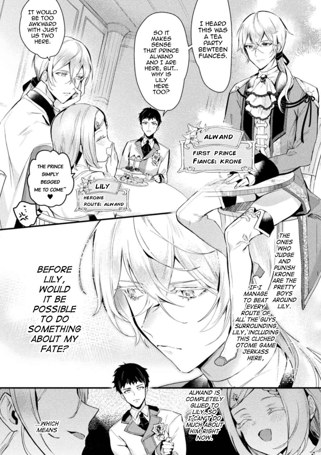 Page 4 Chapter 1 Akuyaku Reisoku Tensei ~Akogare no Otomege Chara o Kando Cheat de Kanochi Kouryaku~