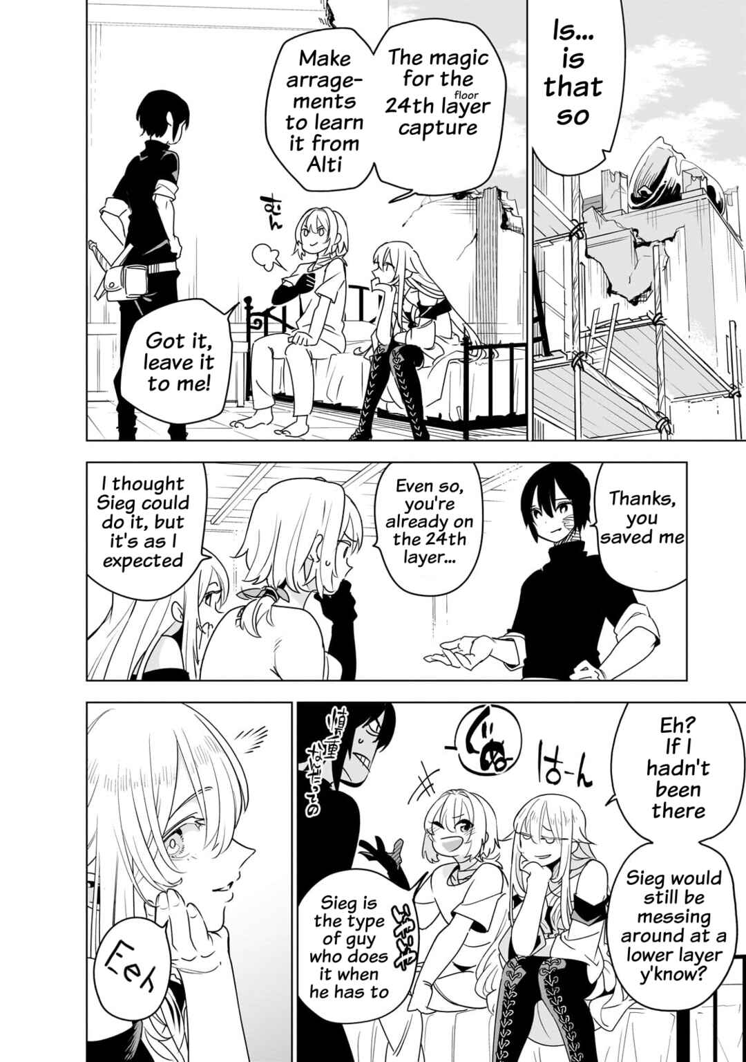 Page 16 Chapter 35 Isekai Meikyuu no Saishinbu wo Mezasou