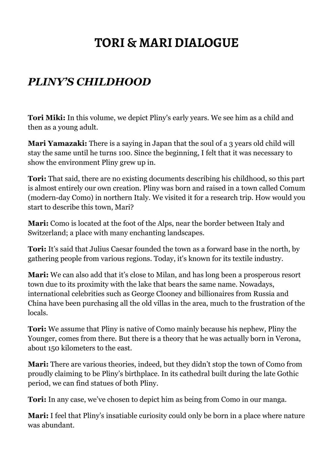 Page 1 Chapter 77.5 Plinivs