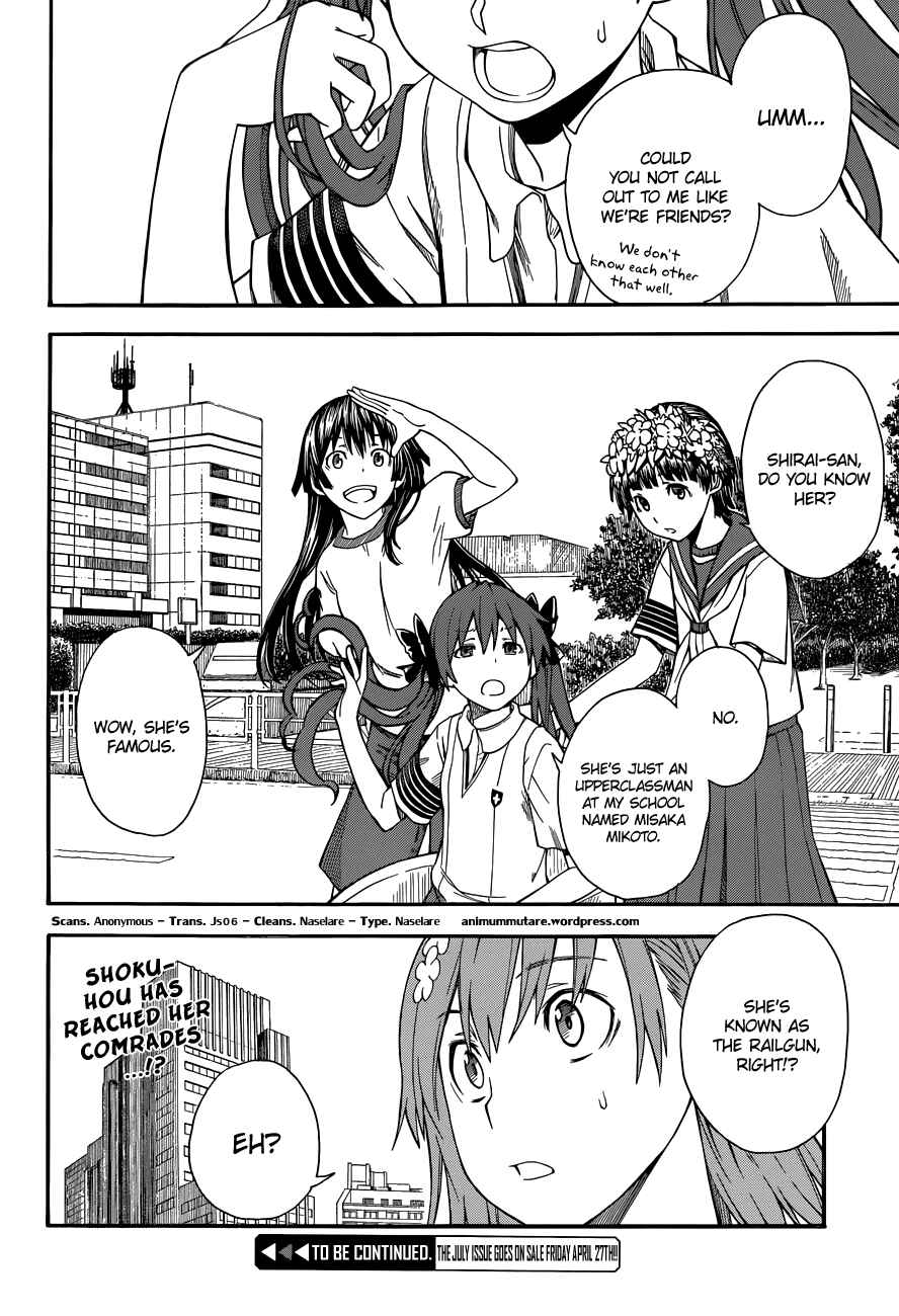 Page 30 Chapter 48 Toaru Majutsu no Index Gaiden - Toaru Kagaku no Railgun