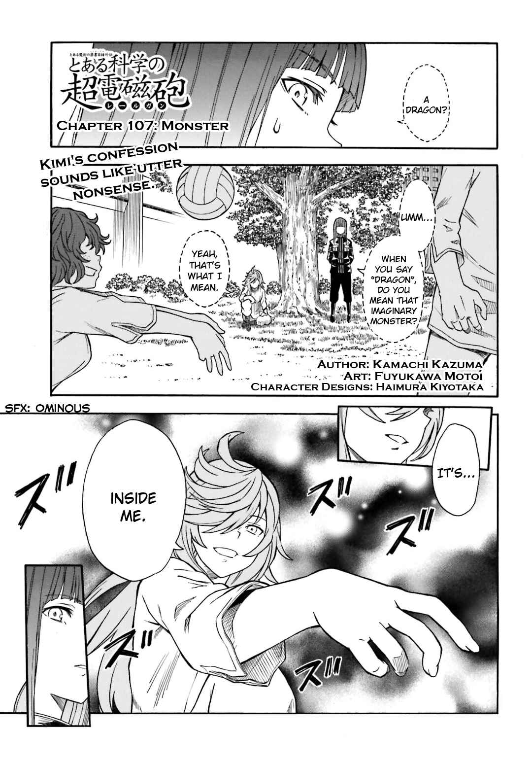 Page 1 Chapter 107 Toaru Majutsu no Index Gaiden - Toaru Kagaku no Railgun