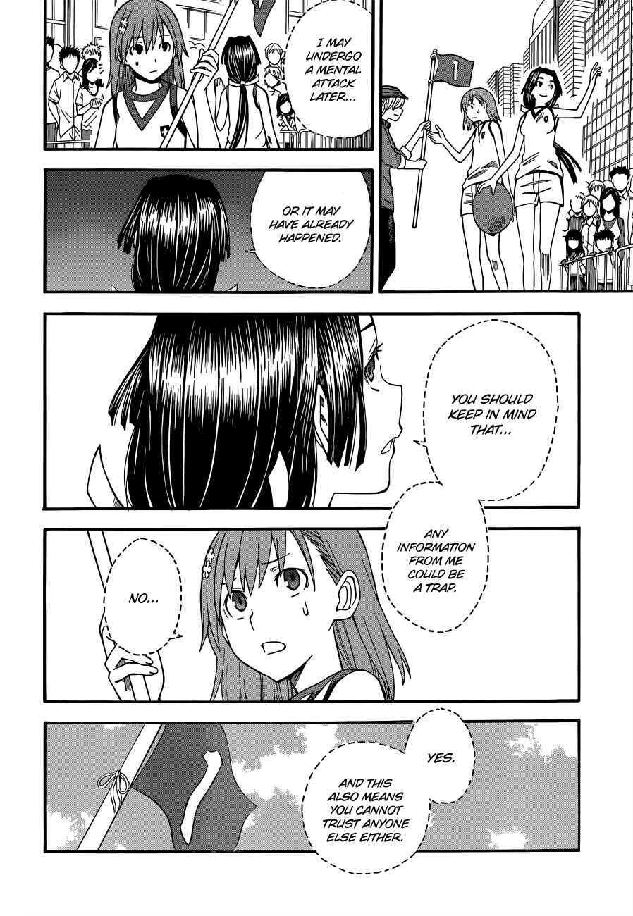Page 16 Chapter 49 Toaru Majutsu no Index Gaiden - Toaru Kagaku no Railgun