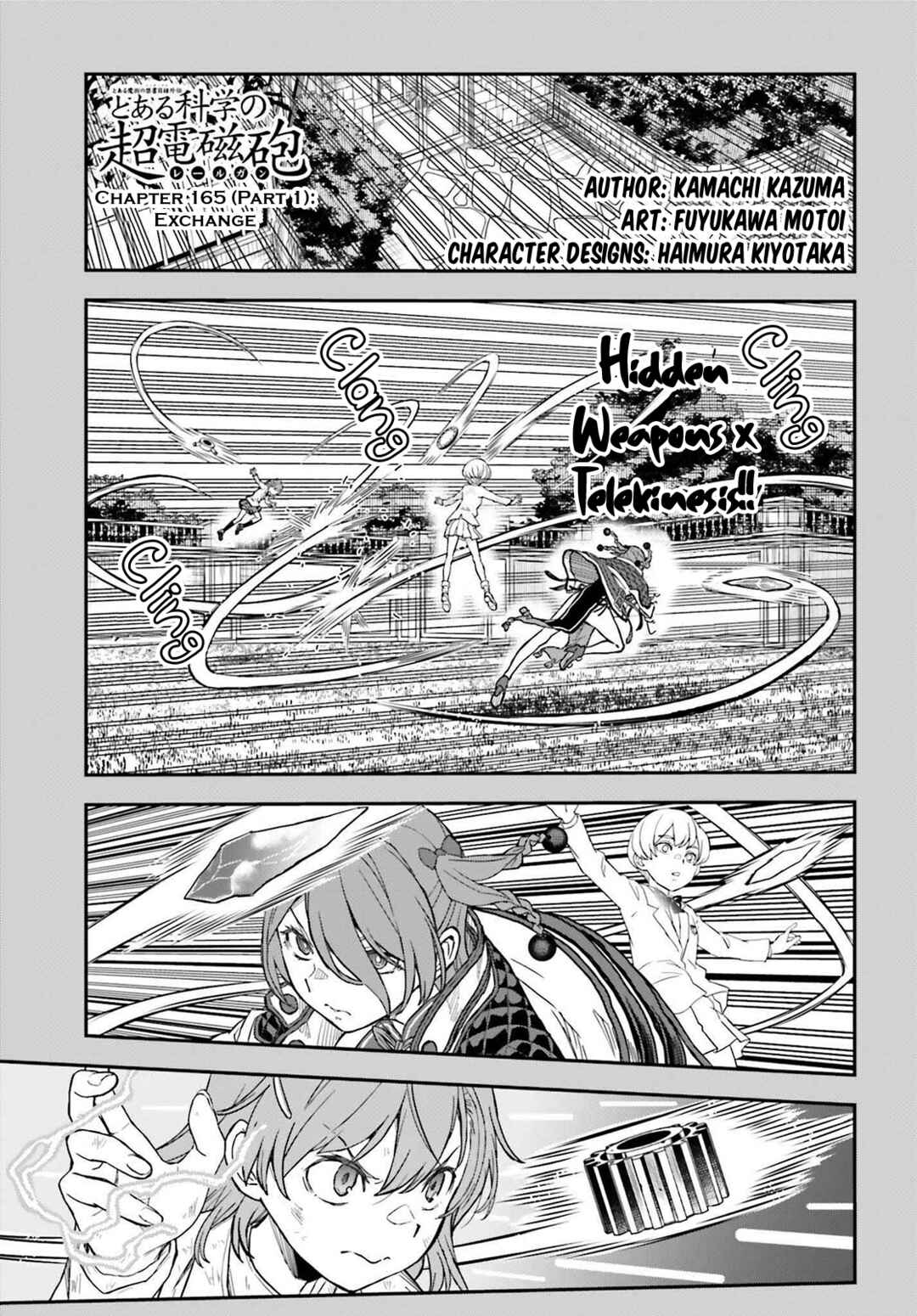 Page 1 Chapter 165.1 Toaru Majutsu no Index Gaiden - Toaru Kagaku no Railgun