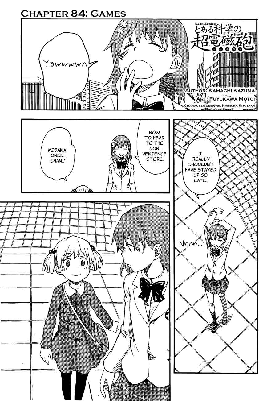 Page 1 Chapter 84 Toaru Majutsu no Index Gaiden - Toaru Kagaku no Railgun