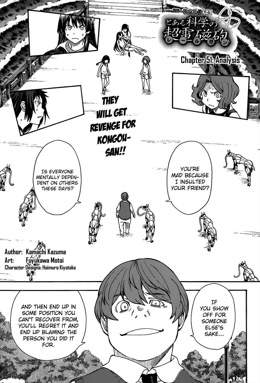 Page 1 Chapter 51 Toaru Majutsu no Index Gaiden - Toaru Kagaku no Railgun