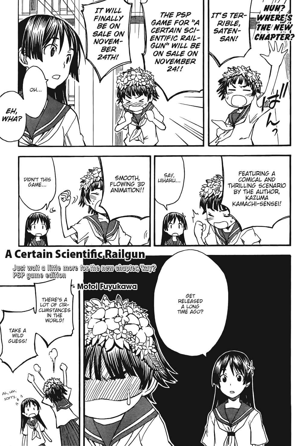 Page 1 Chapter 42.5 Toaru Majutsu no Index Gaiden - Toaru Kagaku no Railgun