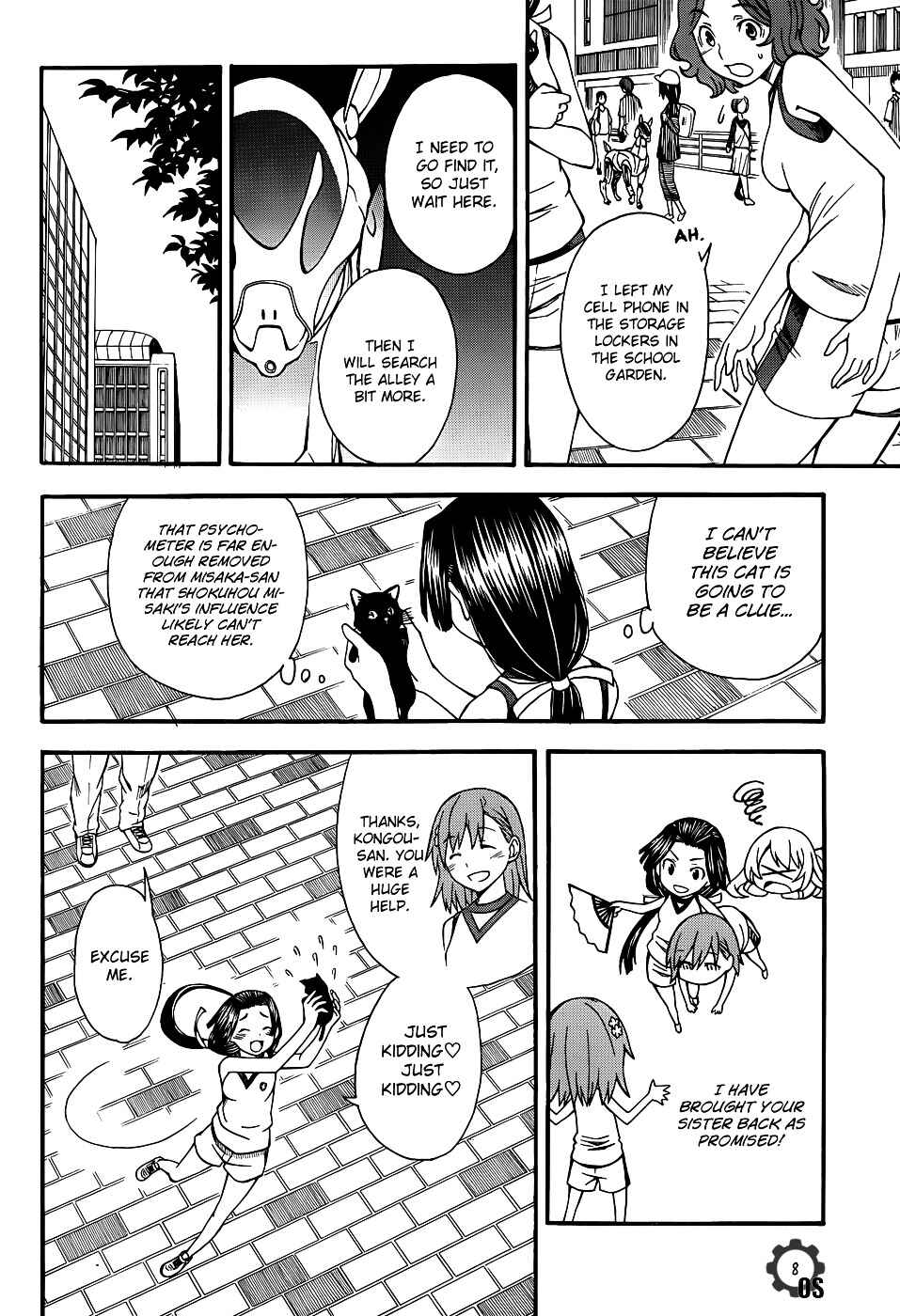 Page 8 Chapter 50 Toaru Majutsu no Index Gaiden - Toaru Kagaku no Railgun