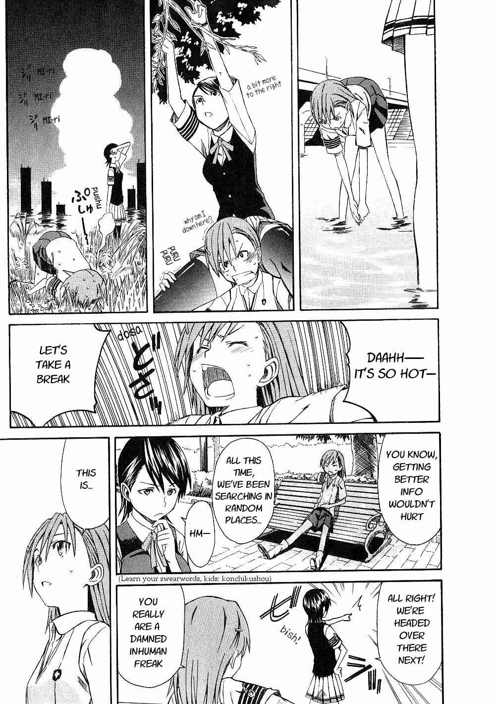 Page 9 Chapter 2 Toaru Majutsu no Index Gaiden - Toaru Kagaku no Railgun