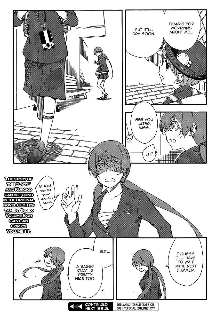 Page 13 Chapter 73.5 Toaru Majutsu no Index Gaiden - Toaru Kagaku no Railgun
