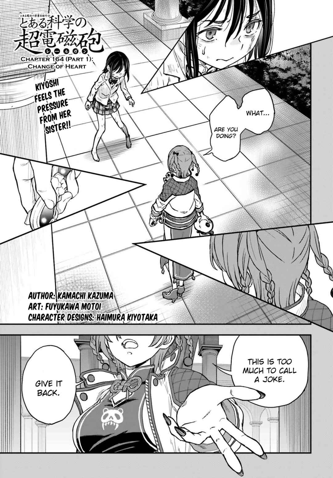 Page 1 Chapter 164.1 Toaru Majutsu no Index Gaiden - Toaru Kagaku no Railgun