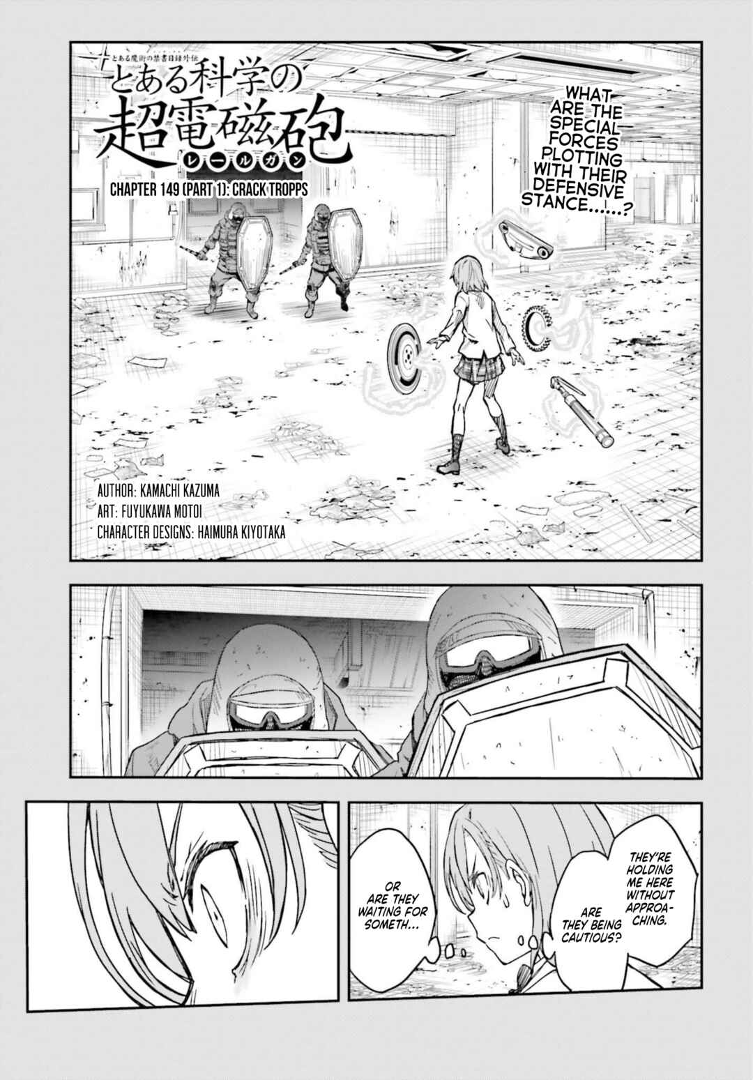 Page 1 Chapter 149.1 Toaru Majutsu no Index Gaiden - Toaru Kagaku no Railgun