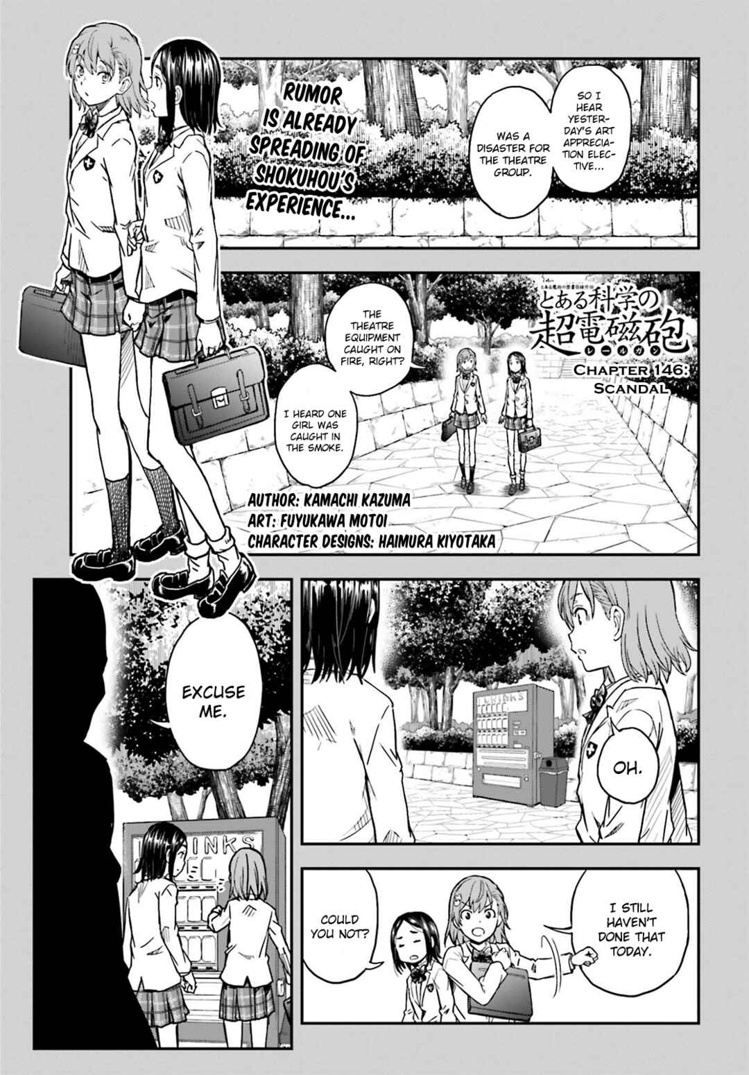 Page 1 Chapter 146 Toaru Majutsu no Index Gaiden - Toaru Kagaku no Railgun