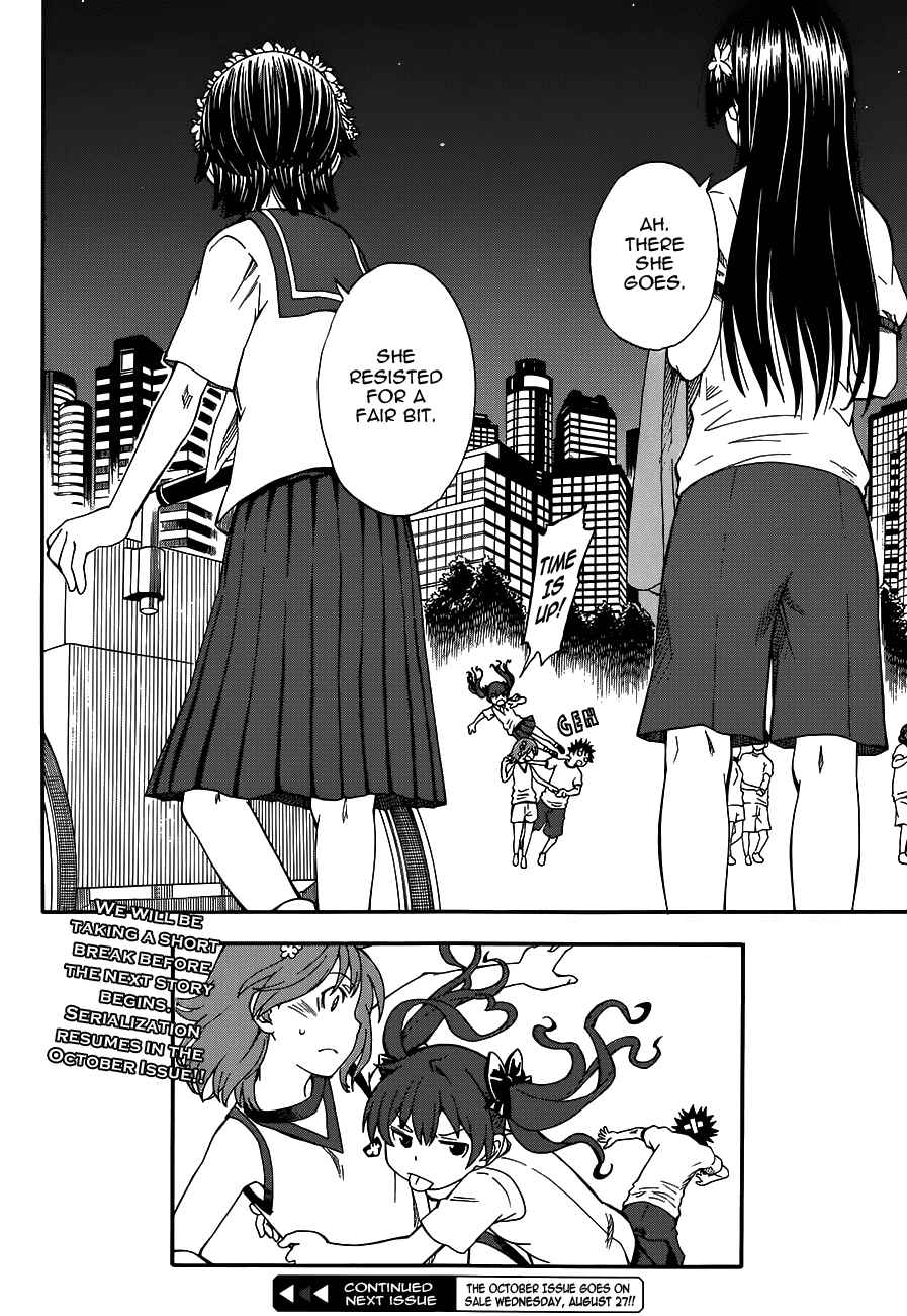 Page 20 Chapter 69.5 Toaru Majutsu no Index Gaiden - Toaru Kagaku no Railgun