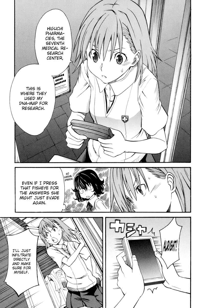 Page 13 Chapter 19 Toaru Majutsu no Index Gaiden - Toaru Kagaku no Railgun