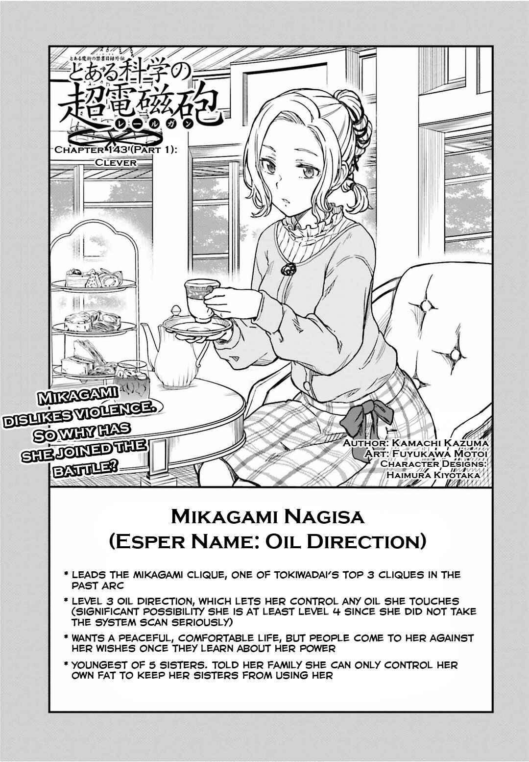 Page 3 Chapter 143.1 Toaru Majutsu no Index Gaiden - Toaru Kagaku no Railgun