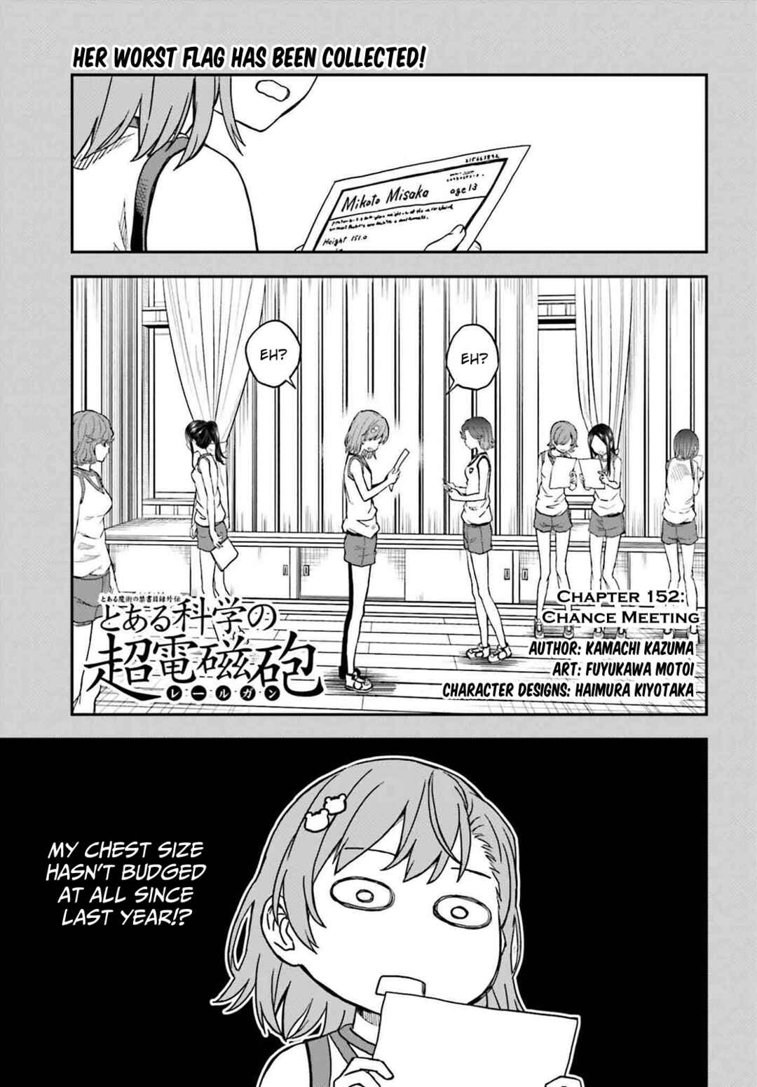 Page 1 Chapter 152 Toaru Majutsu no Index Gaiden - Toaru Kagaku no Railgun